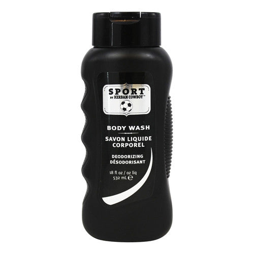 Herban Cowboy Deodorizing Body Wash, Sport, 18 oz